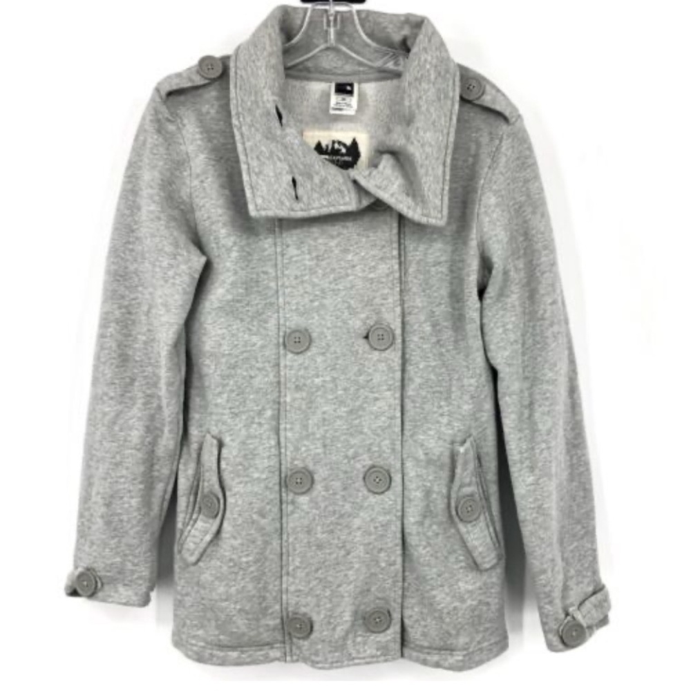 The North Face Light Gray Women's Pea Coat